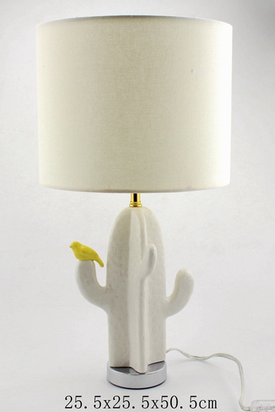 Ceramic Cactus Table Lamp