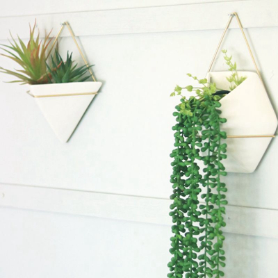 wall mounted ceramic planters