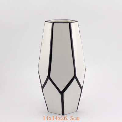 square ceramic vase