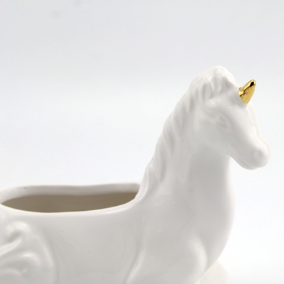 white ceramic unicorn figurines from china