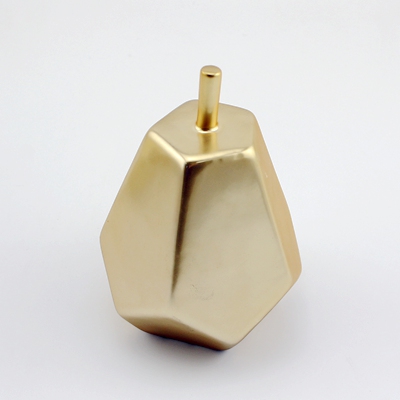 gold ceramic pear ornament gift