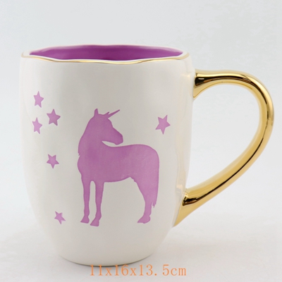Hand Made Unicorn Office Mug