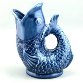 dekorative Keramikvase in Fischform